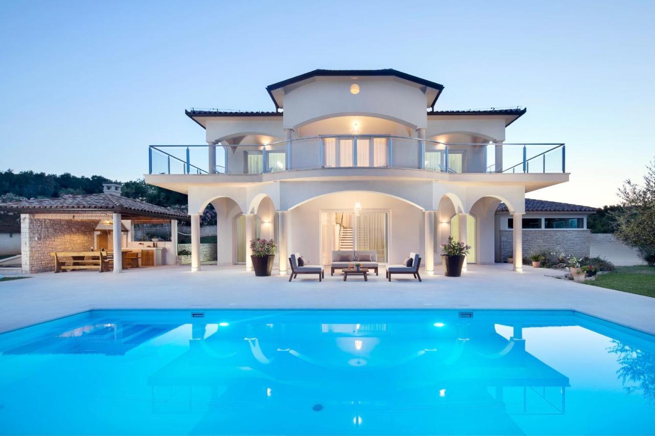 Luxury Panorama Vila With Amazing Seaview In Gondolici 7 Km From Rabac Labin  Ngoại thất bức ảnh