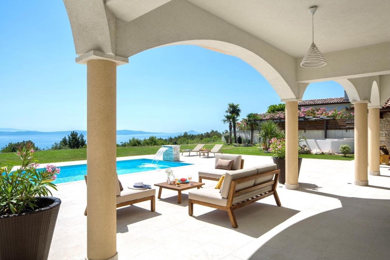Luxury Panorama Vila With Amazing Seaview In Gondolici 7 Km From Rabac Labin  Ngoại thất bức ảnh