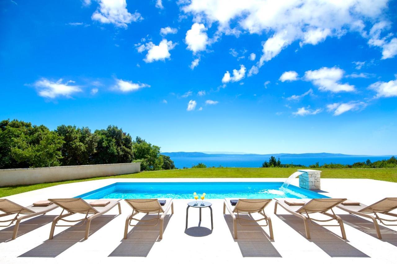 Luxury Panorama Vila With Amazing Seaview In Gondolici 7 Km From Rabac Labin  Ngoại thất bức ảnh
