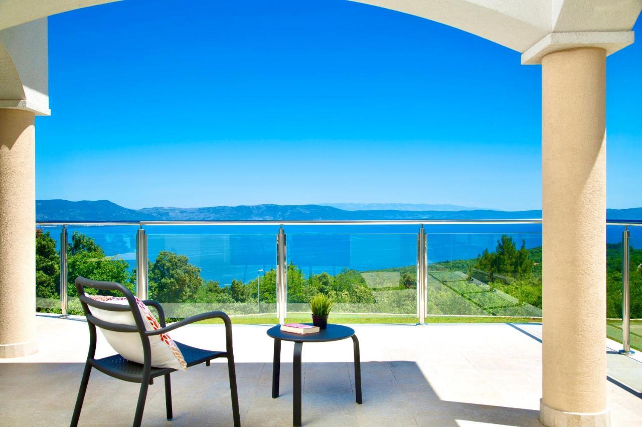 Luxury Panorama Vila With Amazing Seaview In Gondolici 7 Km From Rabac Labin  Ngoại thất bức ảnh