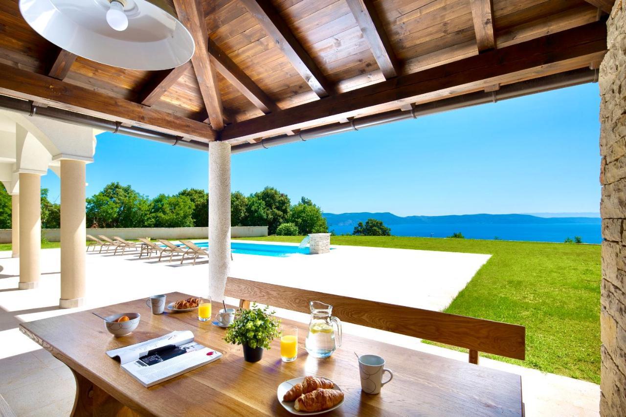 Luxury Panorama Vila With Amazing Seaview In Gondolici 7 Km From Rabac Labin  Ngoại thất bức ảnh