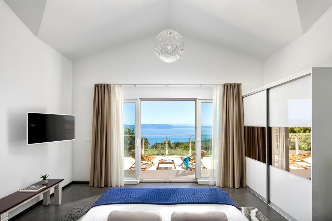 Luxury Panorama Vila With Amazing Seaview In Gondolici 7 Km From Rabac Labin  Ngoại thất bức ảnh