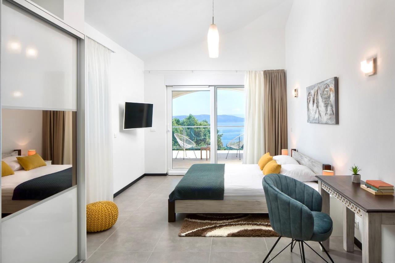 Luxury Panorama Vila With Amazing Seaview In Gondolici 7 Km From Rabac Labin  Ngoại thất bức ảnh