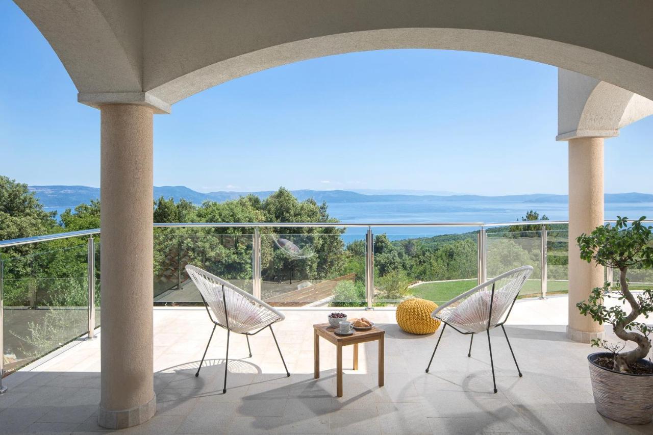 Luxury Panorama Vila With Amazing Seaview In Gondolici 7 Km From Rabac Labin  Ngoại thất bức ảnh